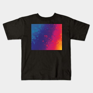 Rainbow Paint Splatter :: Patterns and Textures Kids T-Shirt